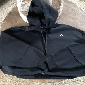 ONER ACTIVE CROPPED ZIP UP HOODIE